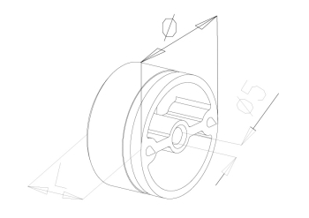 Spigot - Model 8060 CAD Drawing